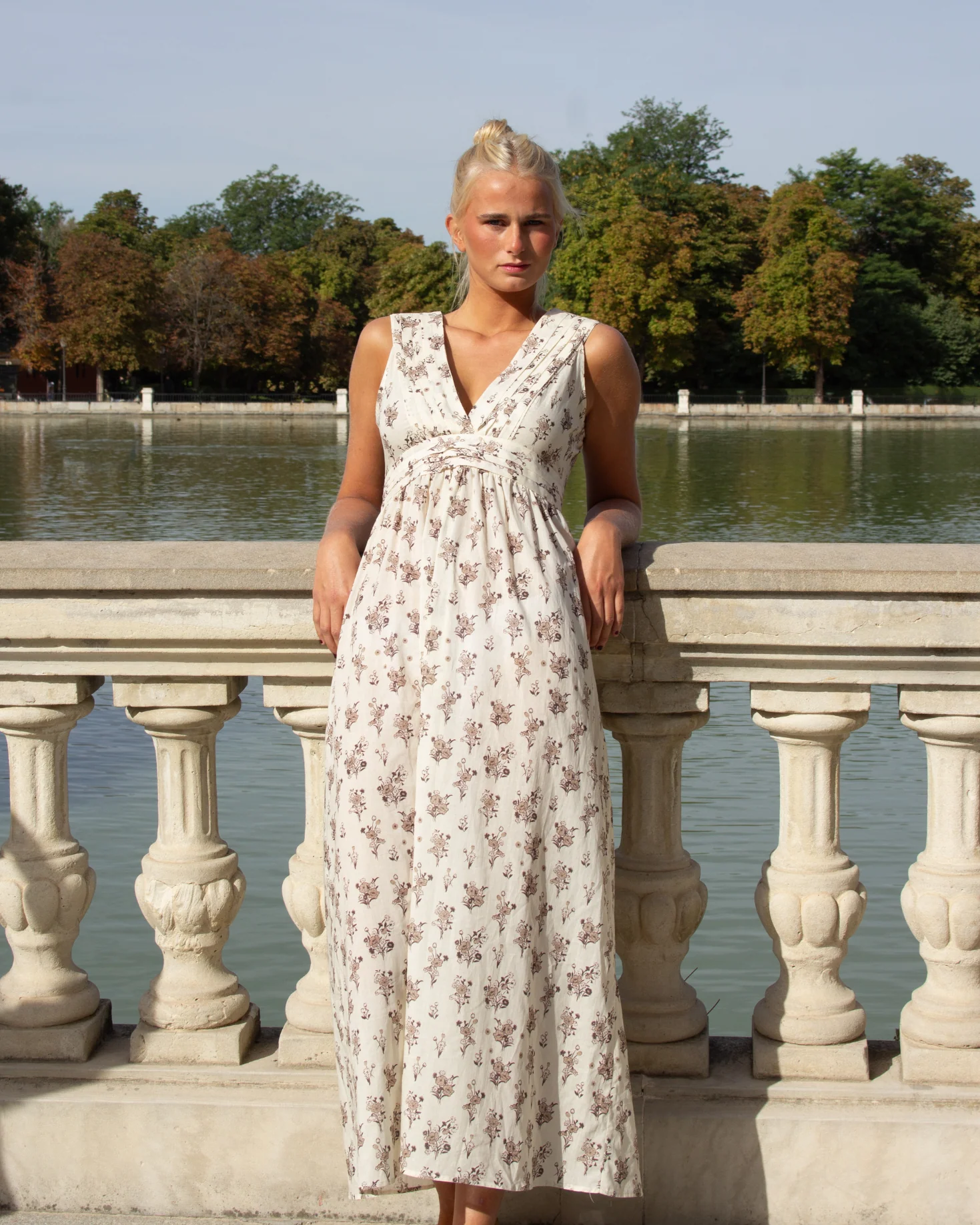 CAMISÓN MERCEDES FLORAL (BEIGE) - Image 9