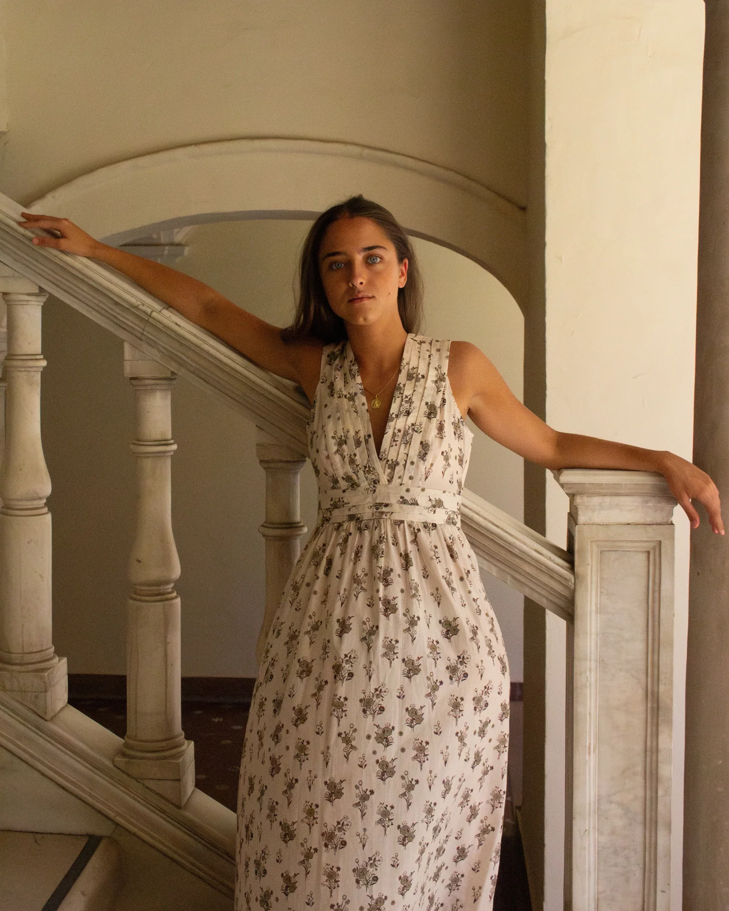 CAMISÓN MERCEDES FLORAL (VERDE) - Image 5