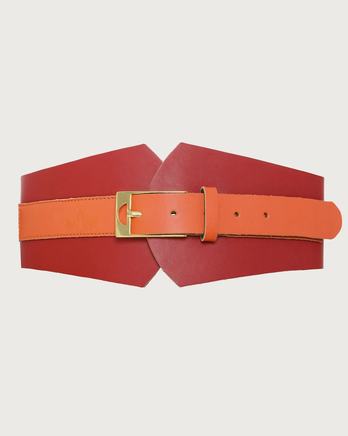 CINTURÓN JADRA ROJO Y CORAL