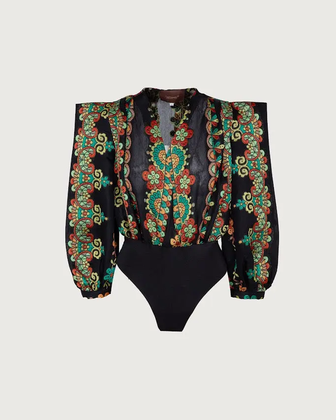 CONJUNTO DUEÑAS NEGRO JACQUARD - Image 4