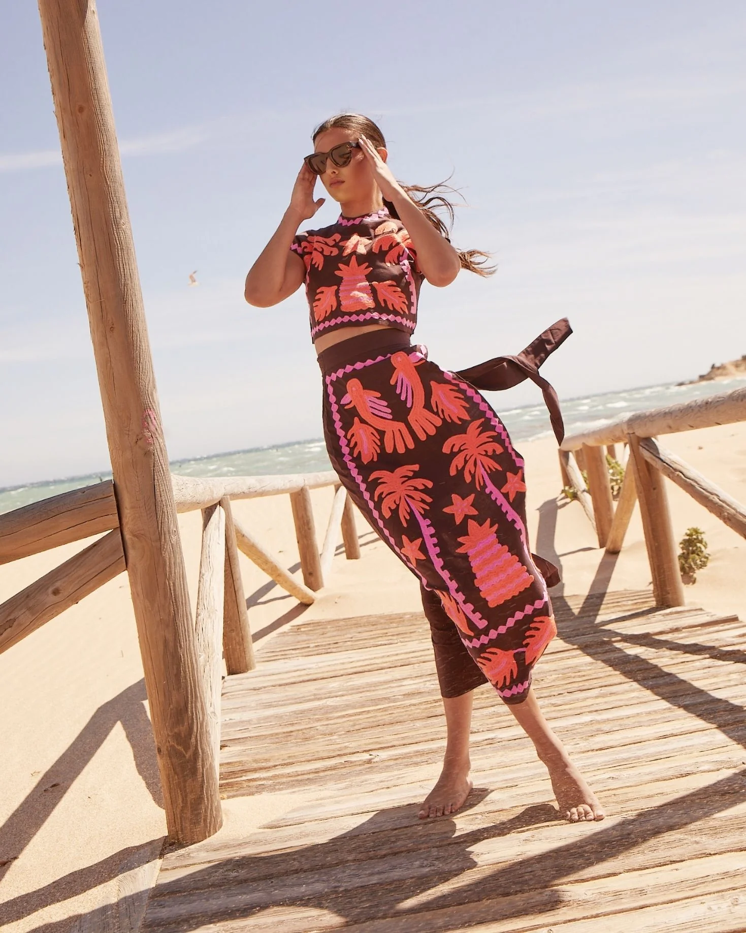 CONJUNTO SANTORINI MARRÓN