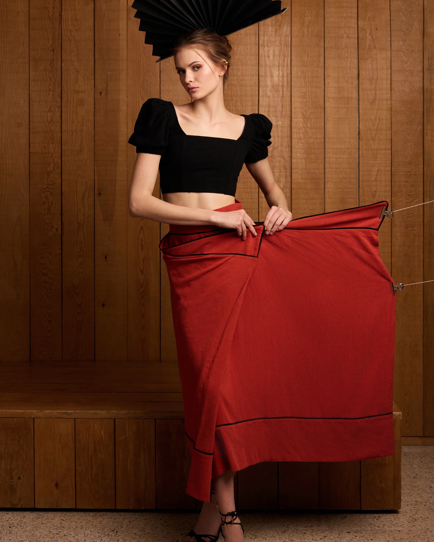 FALDA ROMANCE TEJA - Image 7