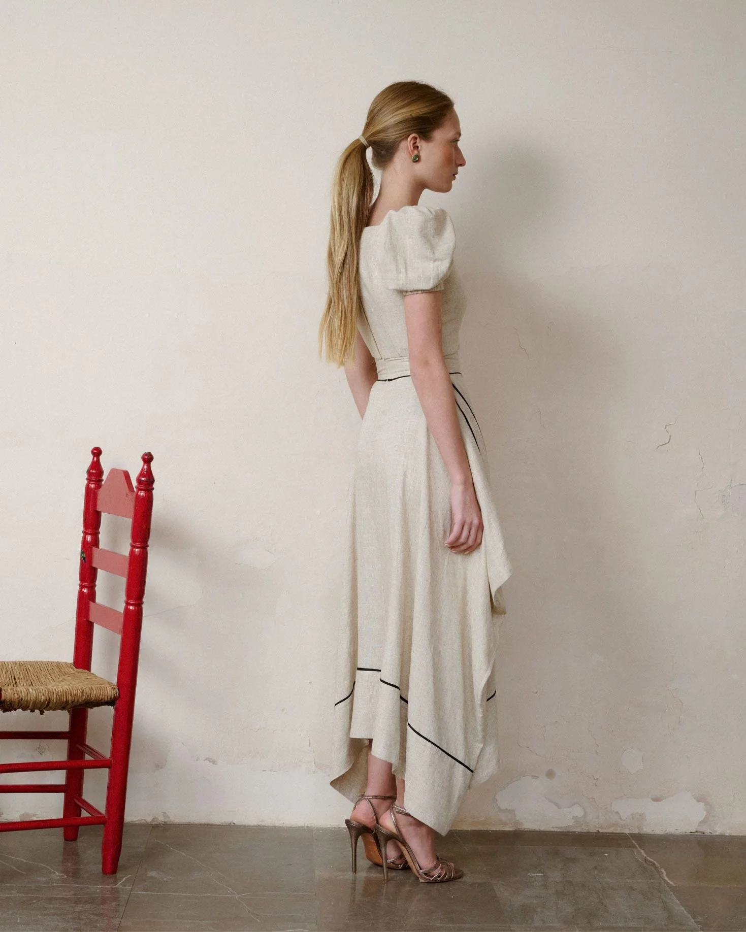 FALDA ROMANCE BEIGE - Image 8