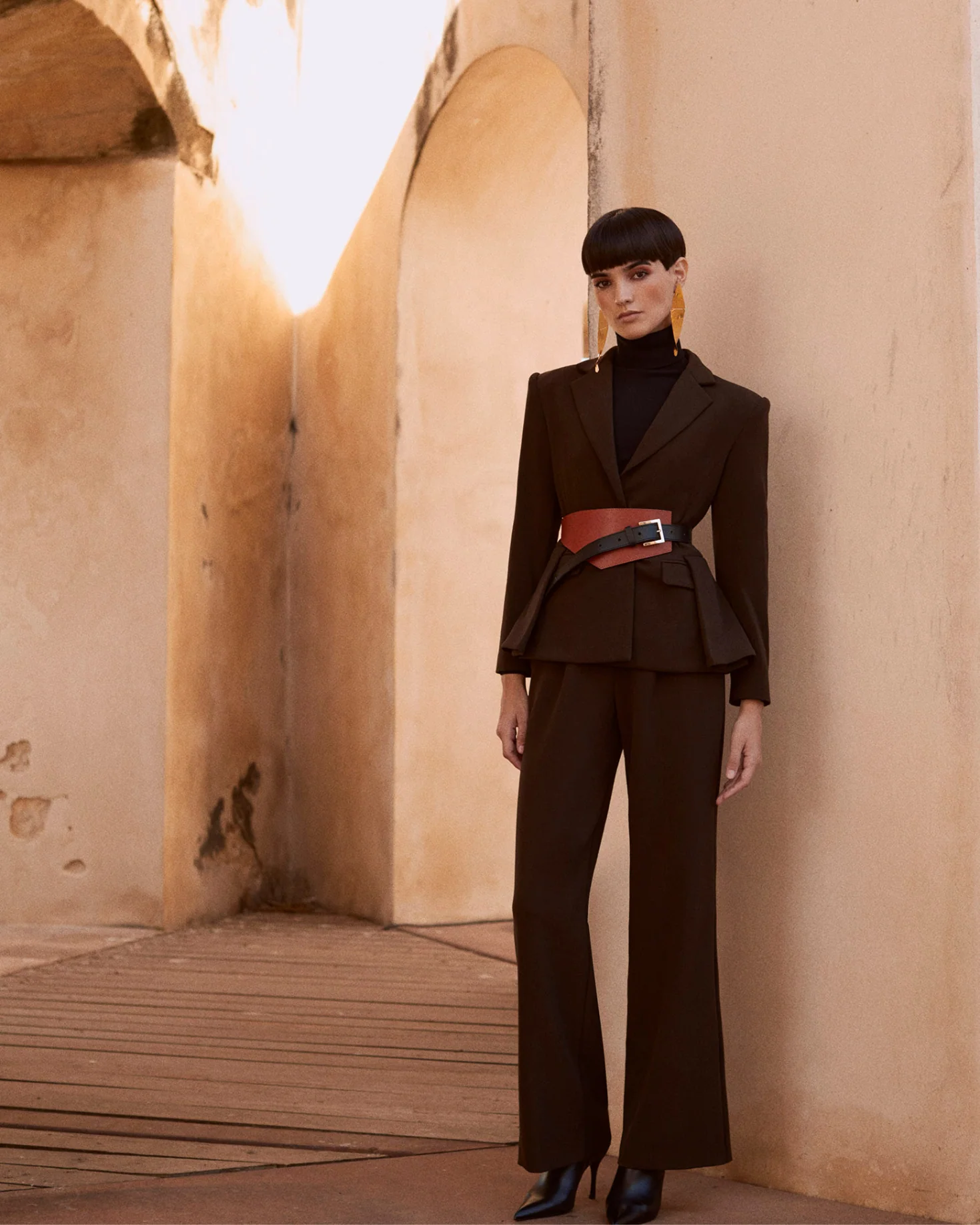 PANTALON OPALO MARRON - Image 3