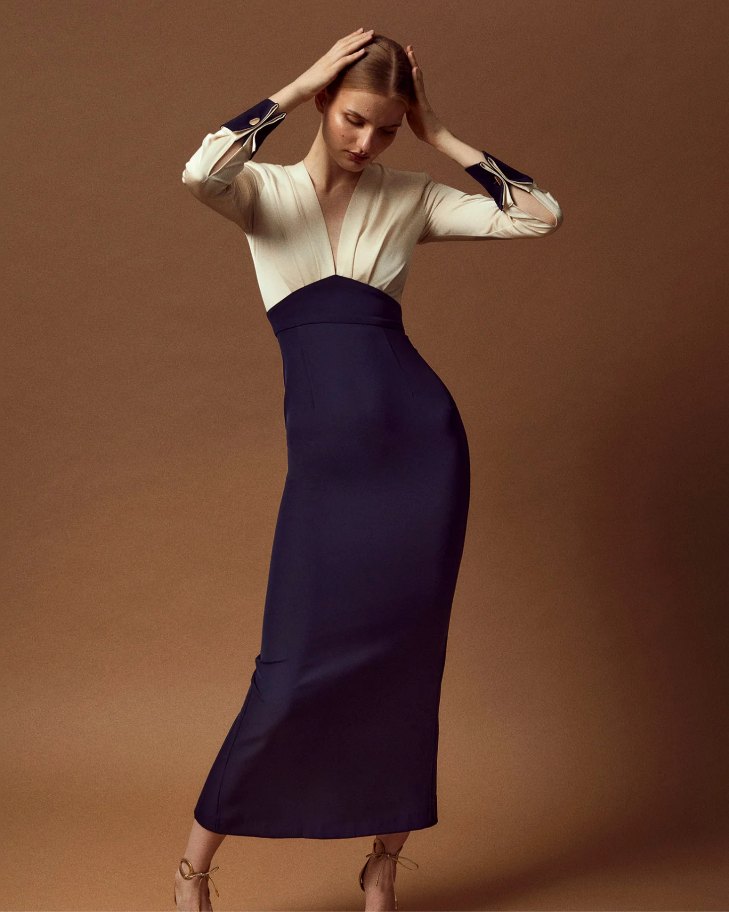 VESTIDO AGATA MARINO