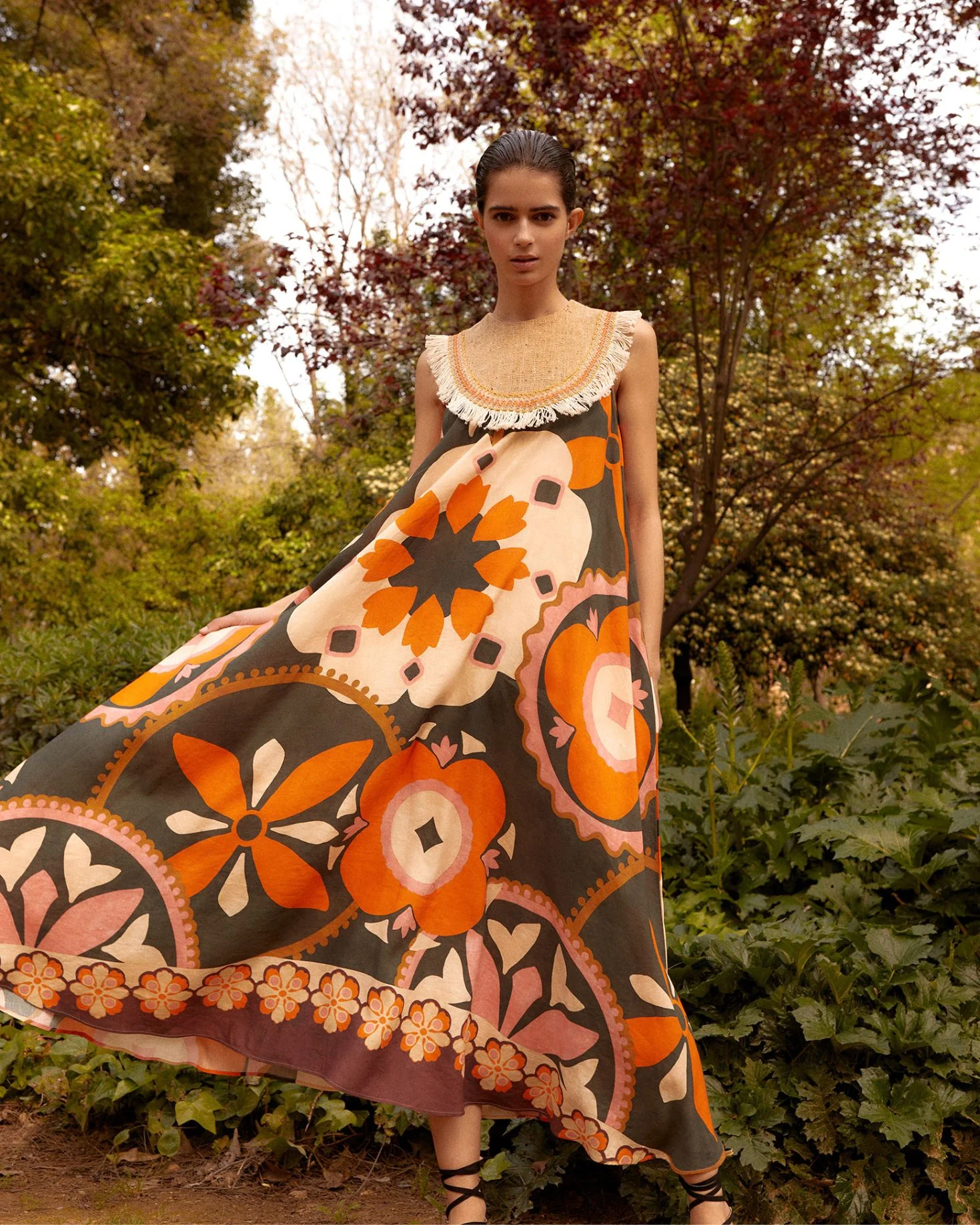 VESTIDO GUIOMAR ANARANJADO