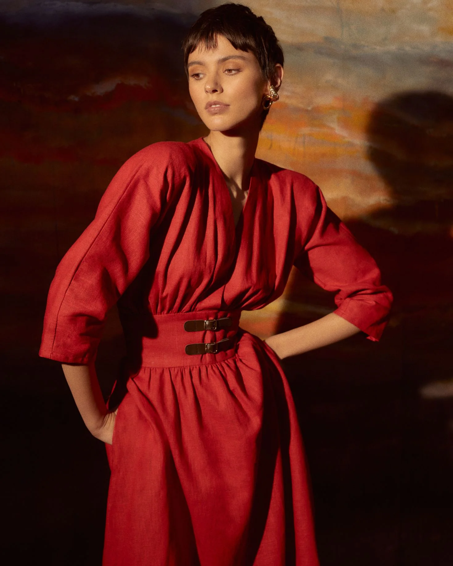 VESTIDO MAPI GRANATE - Image 3