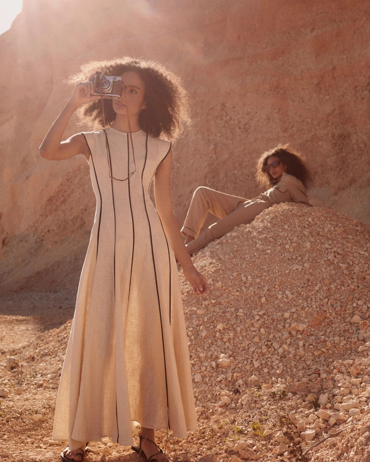 VESTIDO ROPE BEIGE