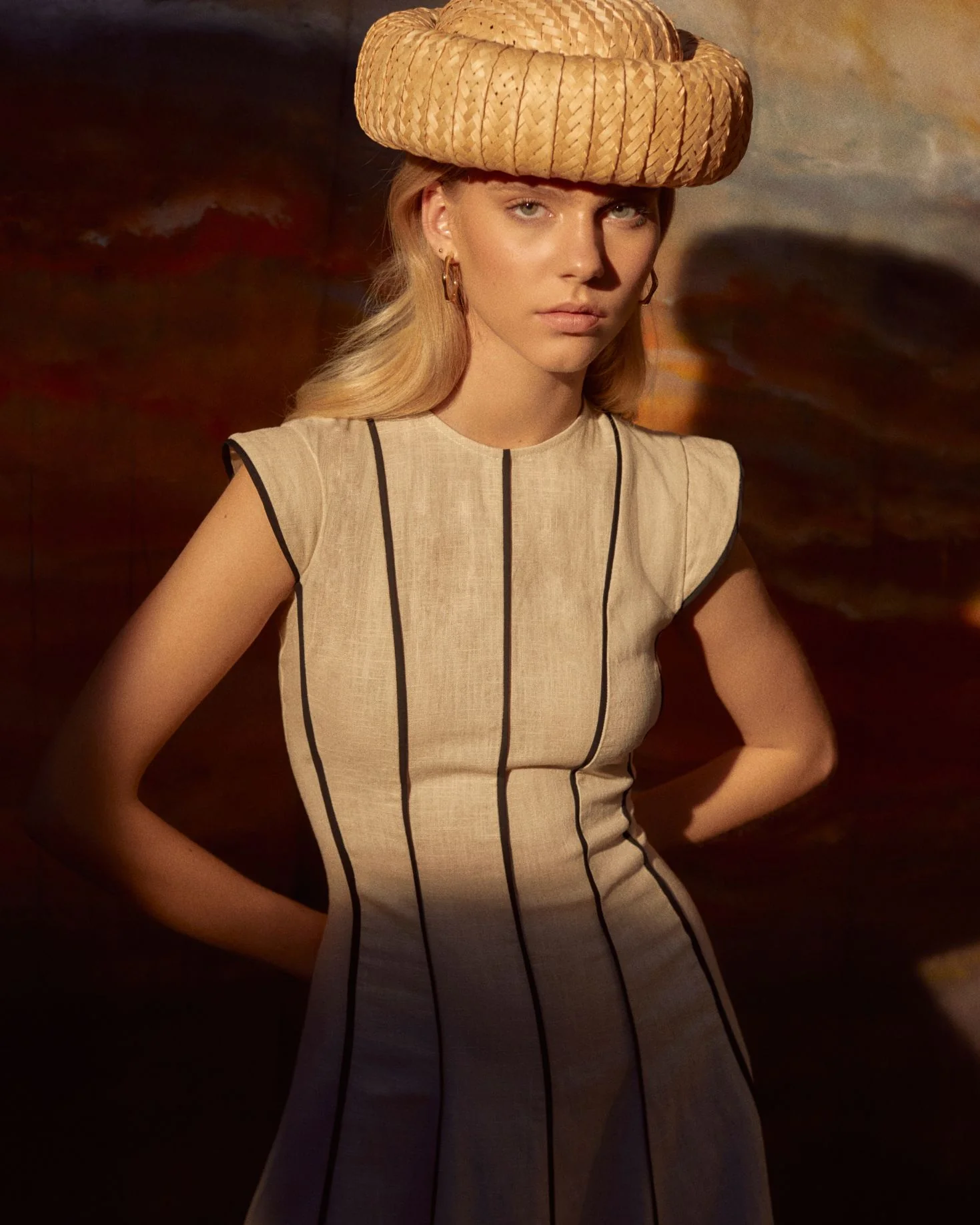 VESTIDO ROPE BEIGE - Image 5